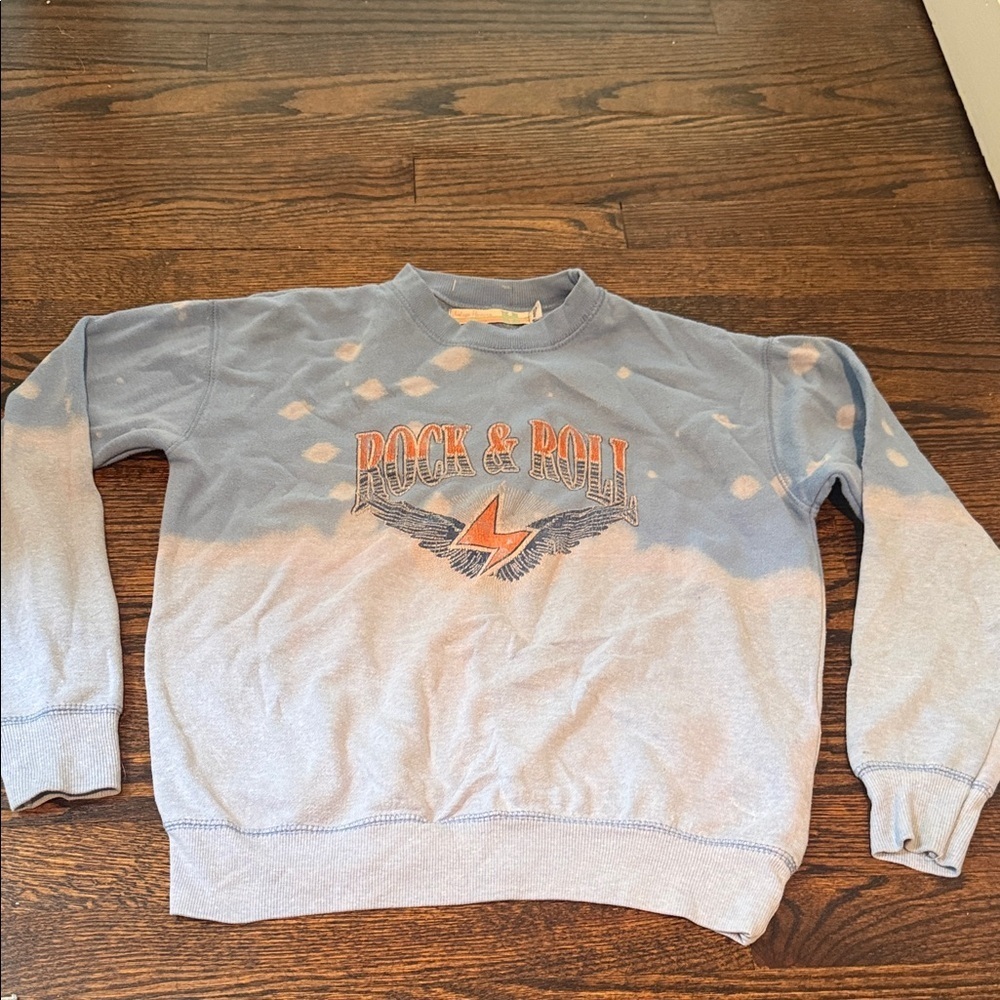 Youth size M(10/12)  Rock & Roll Graphic Sweatshirt